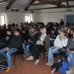 I ragazzi dell'Istituto Catullo durante il loro incontro con i ragazzi di Bellunoradici.net