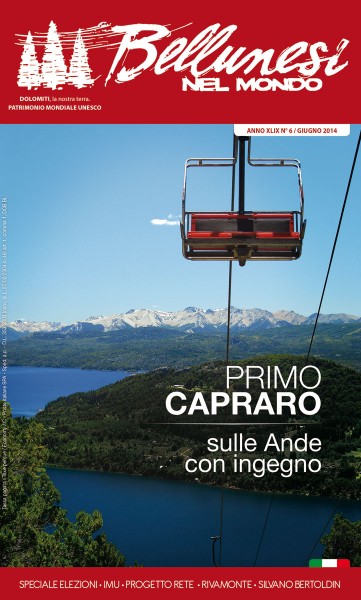 copertina bellunesi nel mondo giugno