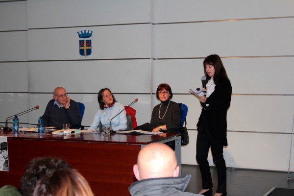 Da sinistra Gioachino Bratti, Patrizia Dalla Rosa e Patrizia Burigo