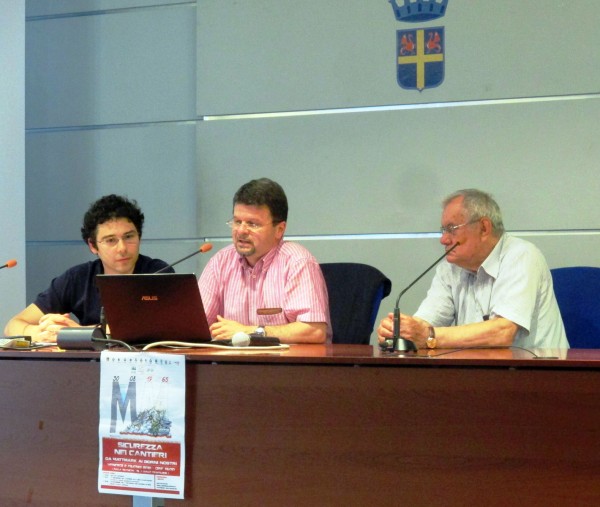 Da sinistra Marco Crepaz, Nicola Canal e Gianni Da Deppo.