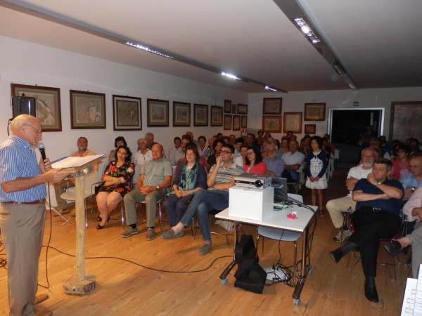 Un momento della presentazione del libro di Rino Budel