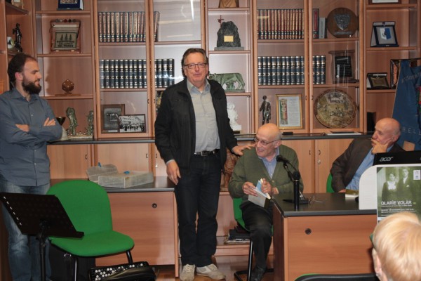 Da sinistra Luigi Budel, Oscar De Bona, Gioachino Bratti e Rino Budel