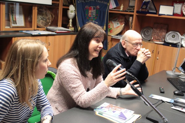 Da sinistra Marieta Di Gallo, Patrizia Burigo e Gioachino Bratti. 