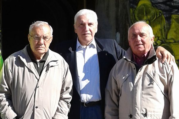 Da sinistra Gianni Da Deppo, Ruggero Valmassoi e Giancarlo Casol.