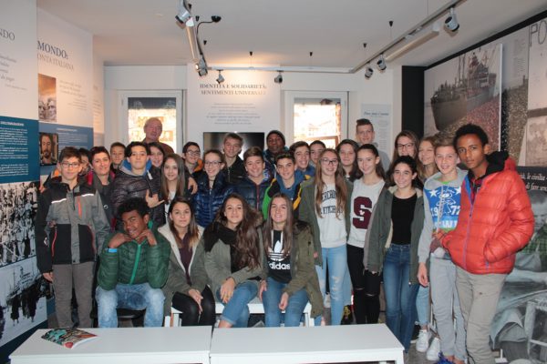 La classe III delle scuole medie di Sedico in visita al MiM Belluno