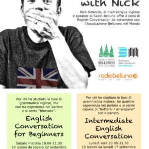 333. Ancora pochi posti per i corsi di inglese di Nick Simcock organizzati dalla Biblioteca delle migrazioni “Dino Buzzati”