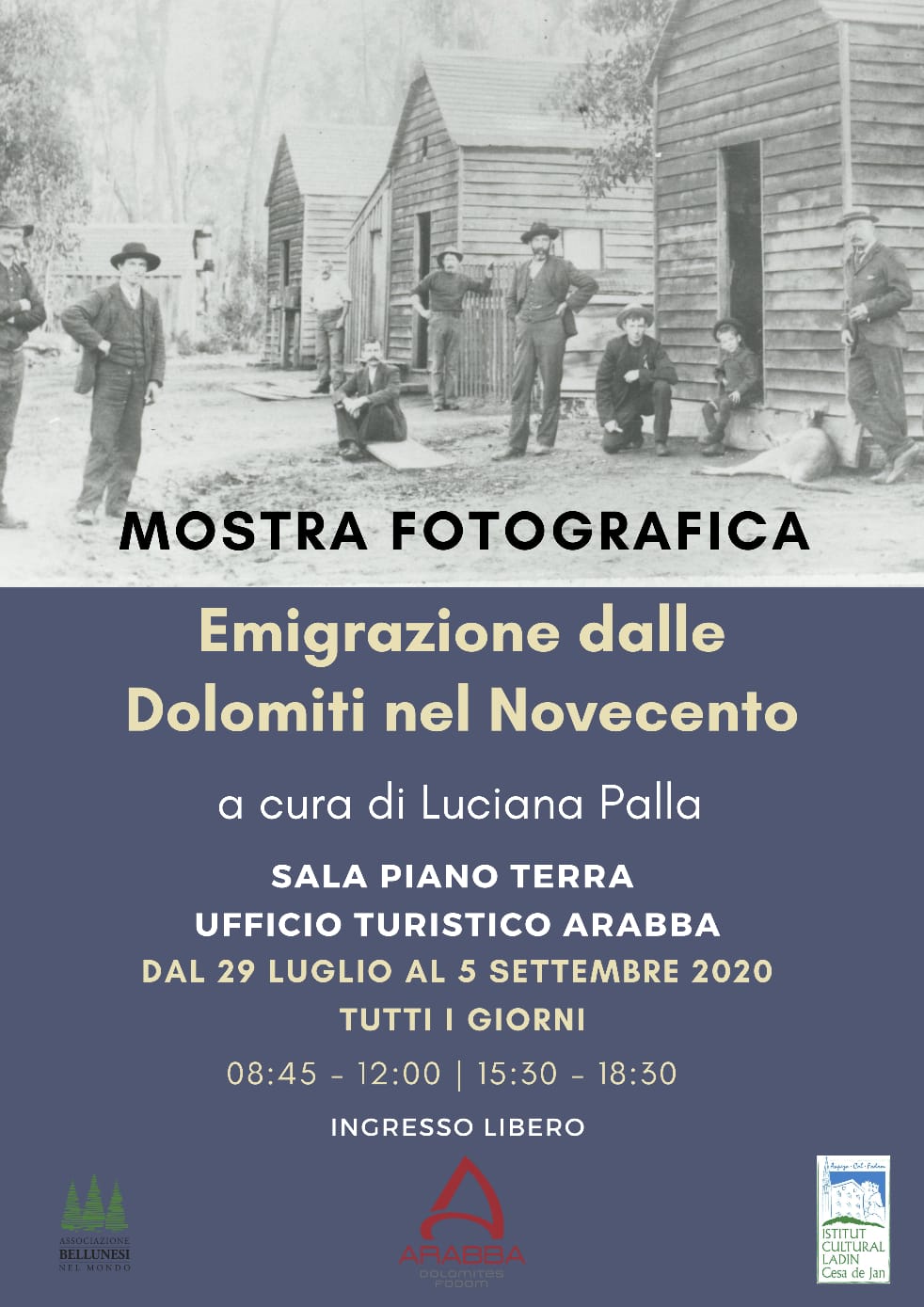 Mostra fotografica "Emigrazione dalle Dolomiti nel Novecento"