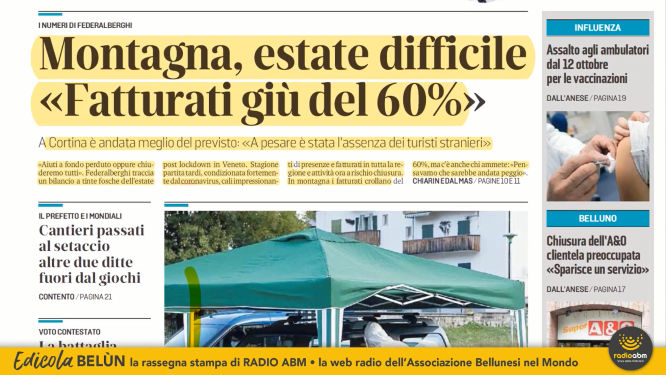 La rassegna stampa di venerdì 2 ottobre 2020