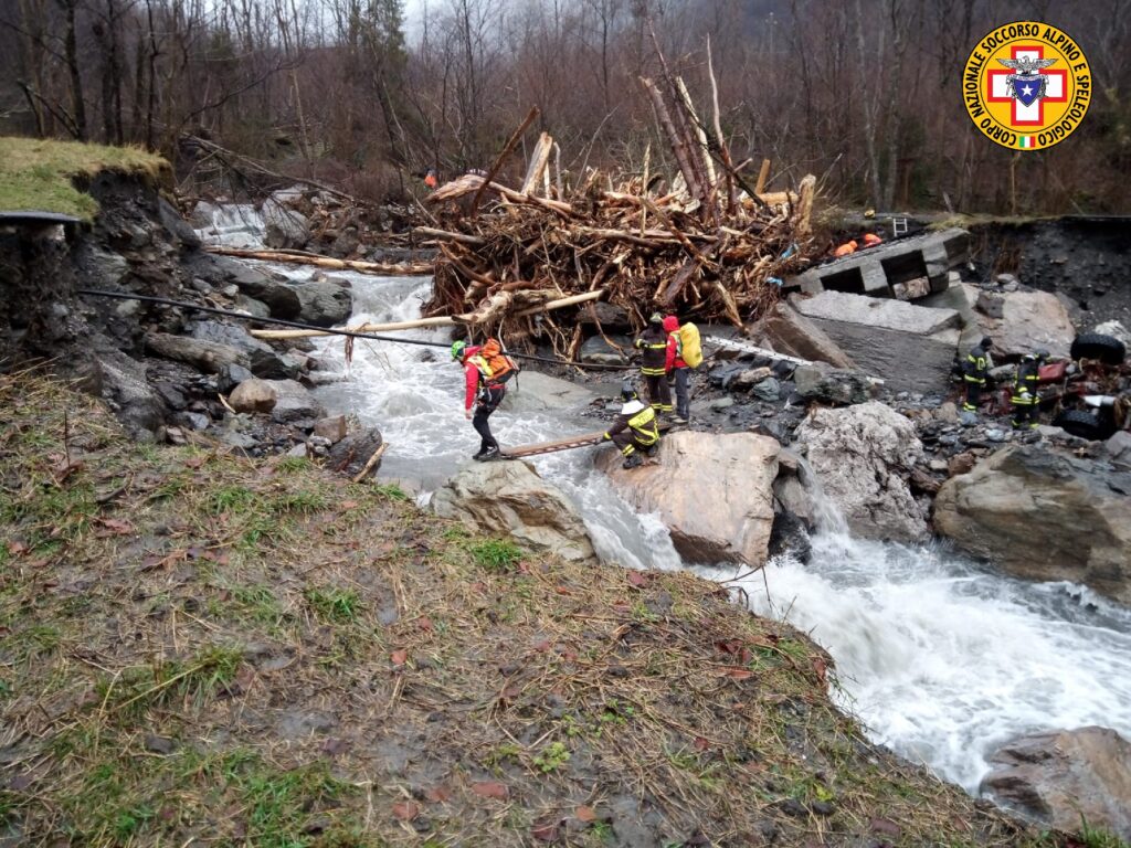 Lavori del Soccorso alpino a Gosaldo