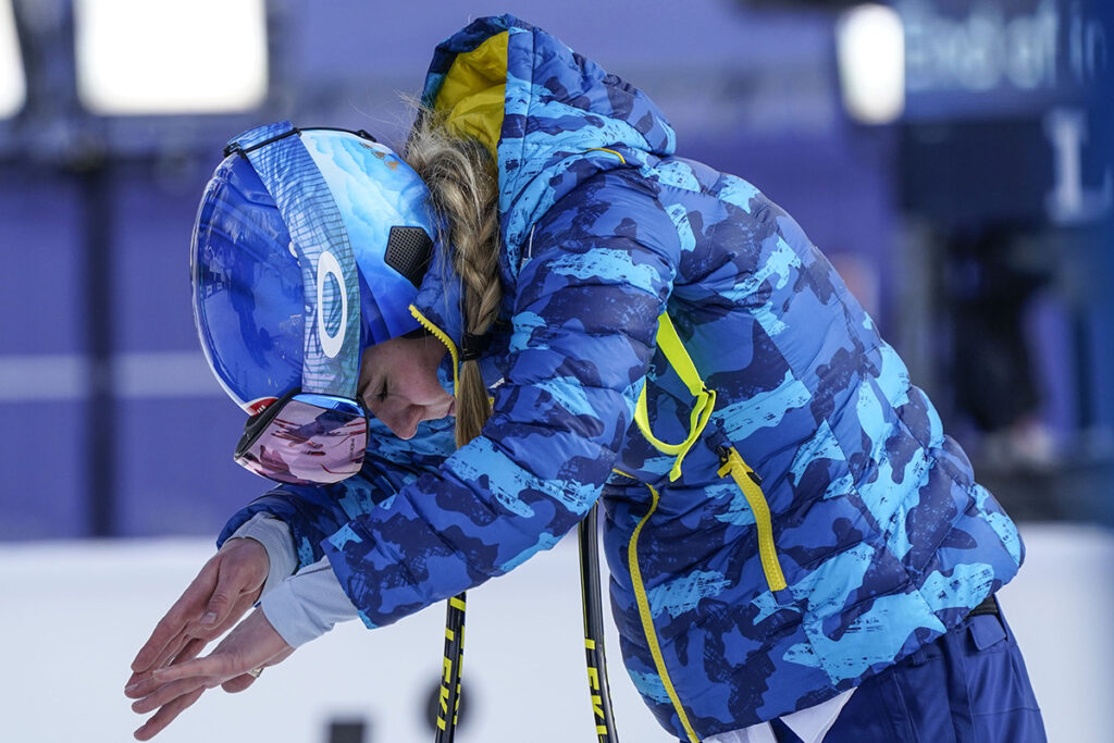 Cortina 2021 Alpine Ski World Championships. Cortina d'Ampezzo 09/02/2021Women's Super G - Mikaela Shiffrin (USA) Photo: Pentaphoto Gio Auletta