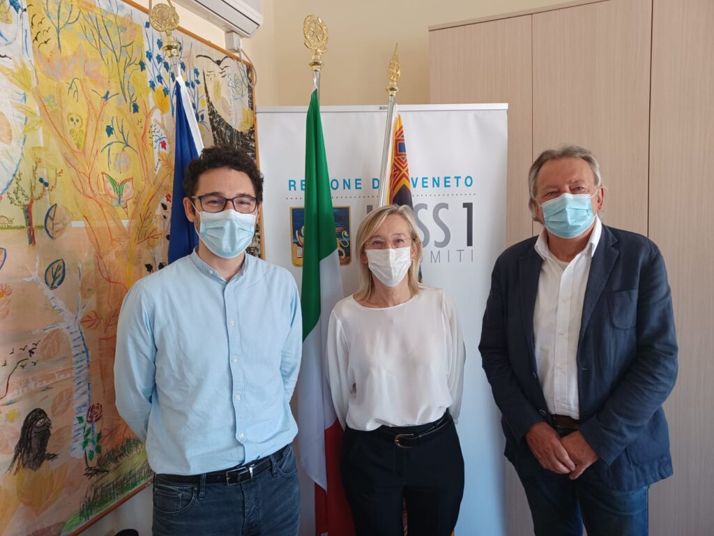 Da sinistra Marco Crepaz, Maria Grazia Carraro e Oscar De Bona.