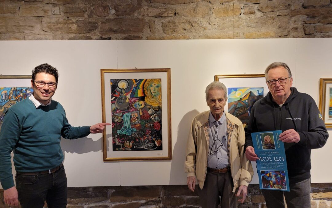 A Lugano inaugurata la rassegna antologica dell’artista bellunese Alcide Rech. Presente anche il presidente dell’Associazione Bellunesi nel Mondo, Oscar De Bona