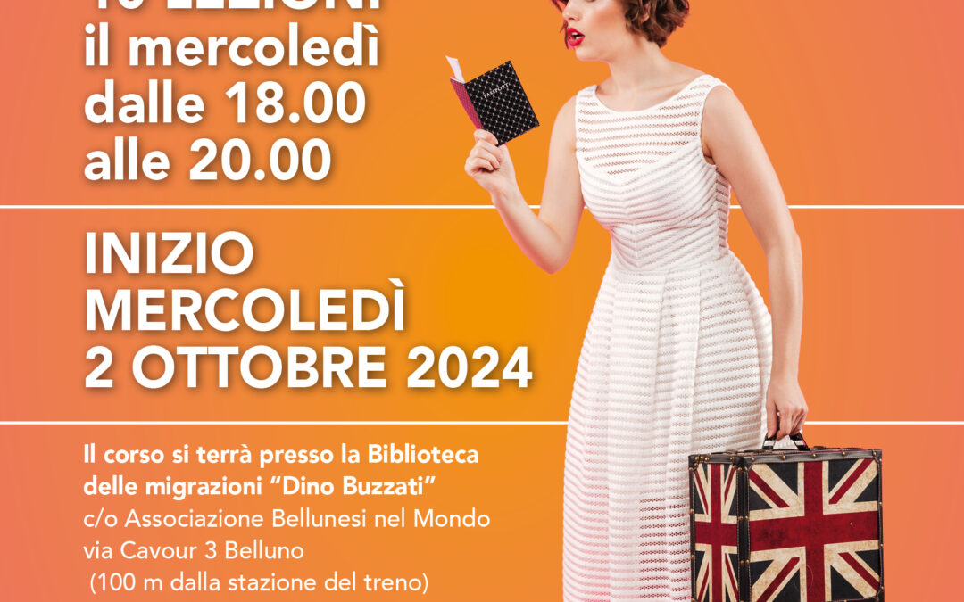 L’Associazione Bellunesi nel Mondo lancia un corso di inglese per tutti: al via “English for Everybody”