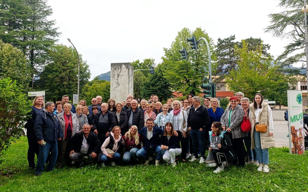 Visita alla sede dell’Associazione Bellunesi nel Mondo da parte della delegazione di discendenti bellunesi di Kutina, Croazia