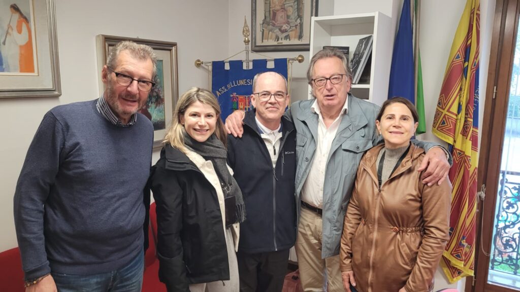 Nella foto, da sinistra: il consigliere ABM Giuseppe Carrera, Fernanda Porta, Joao Porta, il presidente ABM Oscar De Bona e Tania Porta Pellegrini)