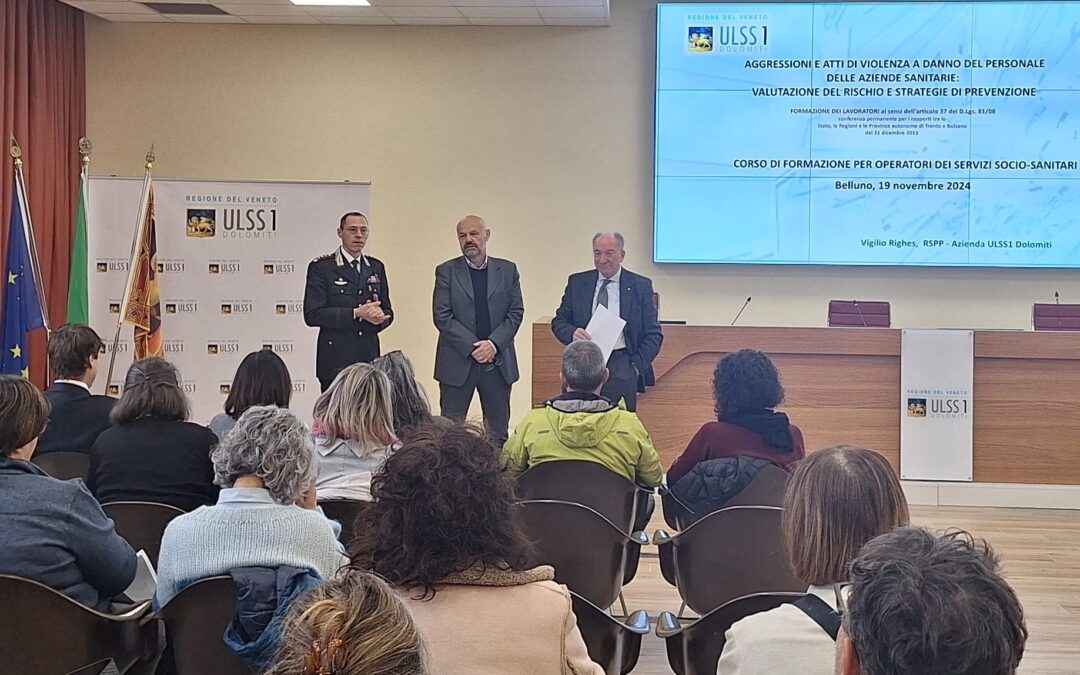 Prevenzione delle aggressioni: un corso per la tutela del personale Ulss 1 Dolomiti