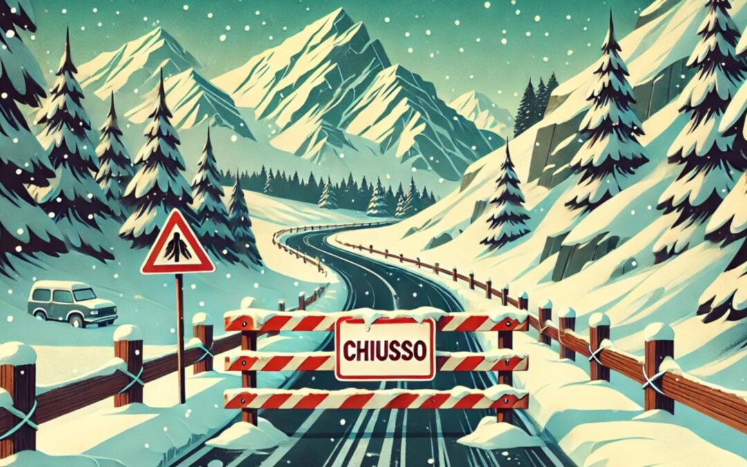 Chiusura invernale e obbligo di pneumatici da neve: aggiornamenti sulle strade del Bellunese