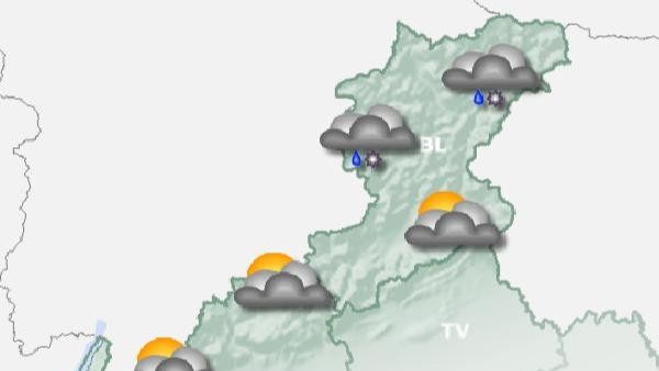 Previsioni meteo per mercoledì 4 dicembre in provincia di Belluno: una giornata di miglioramento con un calo delle temperature
