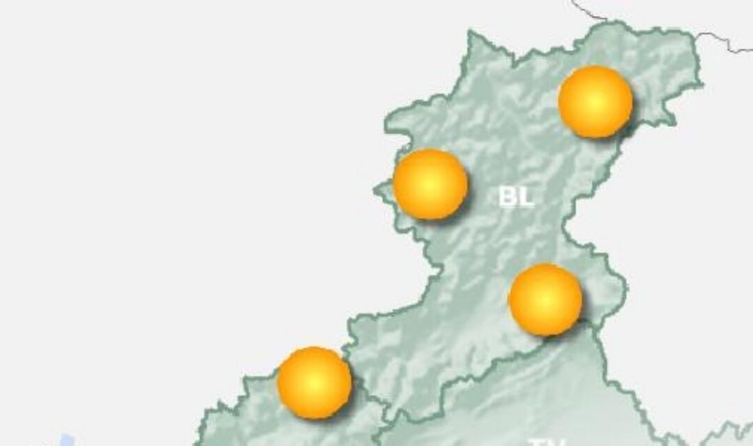 Meteo Belluno: previsioni per lunedì 16 e martedì 17 dicembre