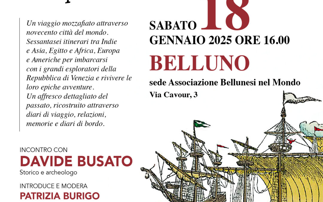 La Serenissima alla scoperta del mondo. Appuntamento all’Abm il 18 gennaio