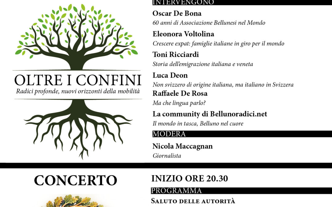 L’Associazione Bellunesi nel Mondo celebra 60 anni: il 17 ottobre una giornata di eventi a Belluno